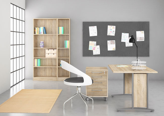 Kontenerek pod biurko dąb sonoma mat 48 x 49 x 68 cm Prima