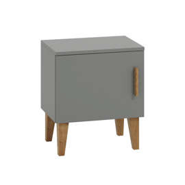 Szafka nocna szara mat 50 cm From