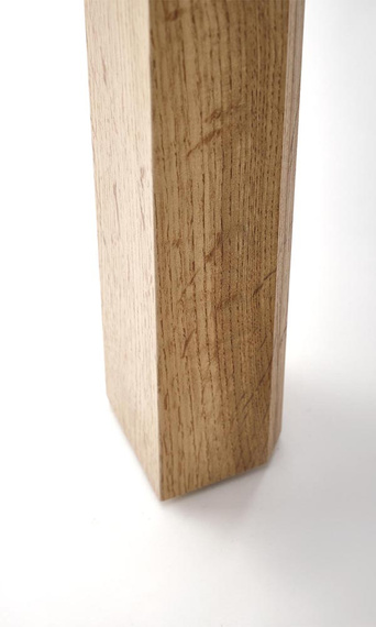 Stół rozkładany dąb craft mat 100 - 135 x 60 cm Gino