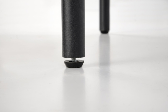 Biurko z drzwiami naturalne / czarne mat 120 cm B51