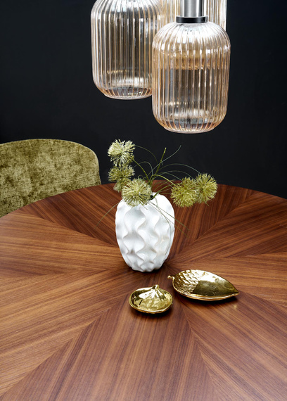 Krzesło do jadalni tapicerowane oliwkowe / czarne K575