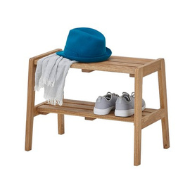 Ławka z półką dąb olejowany 60 cm Soline