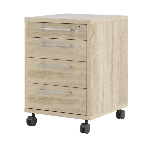 Kontenerek pod biurko dąb sonoma mat 48 x 49 x 68 cm Prima