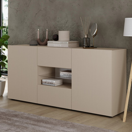 Komoda z szufladami i drzwiami kaszmir mat 181 cm Corda