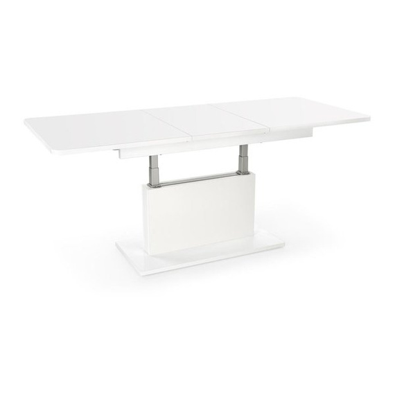 Ławostół rozkładany biały mat 126 - 167 x 70 cm Busetti