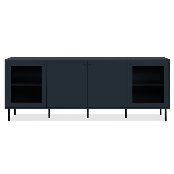 Szafka RTV niebieska mat 180 cm Caracas