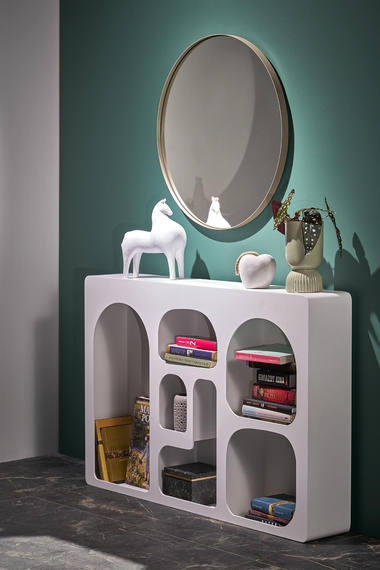 Lustro okrągłe złote 70 cm Patina