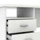 Biurko z szufladami białe mat 110 cm Function