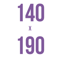 140 x 190 cm