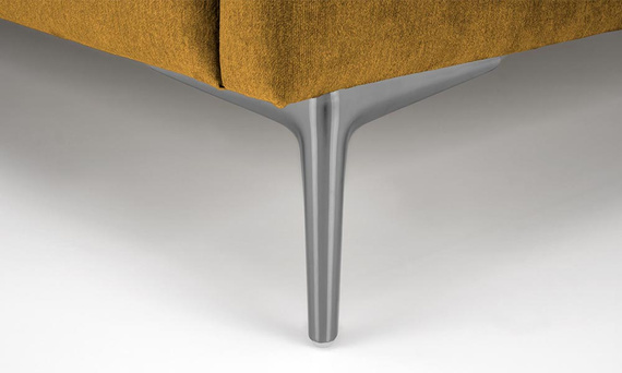 Zagłówek do łóżka musztardowy 175x120 cm Modulo W2