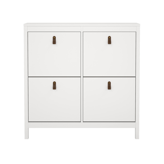 Szafka na buty biała mat 102 cm Madrid 