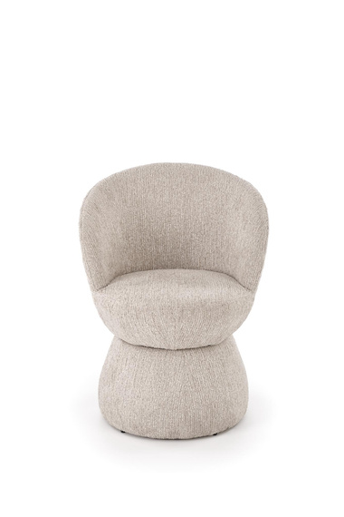 Krzesło do jadalni tapicerowane beżowe K581