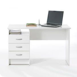 Biurko z szufladami białe mat 120 cm Function