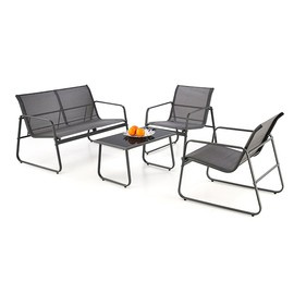 Zestaw mebli ogrodowych Conor, popielaty