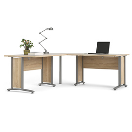 Biurko narożne dąb sonoma mat 200 cm Prima