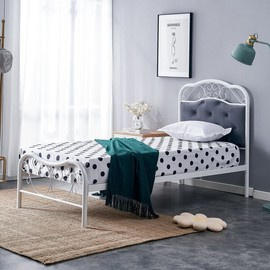 Łóżko dziecięce białe 90x200 cm Fabrizia