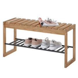 Ławka z półką dąb olejowany 88 cm Soline