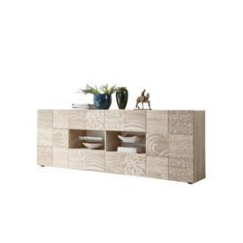 Komoda szeroka z drzwiami i szufladami dąb sonoma mat 241 cm Vero