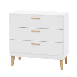 Komoda z szufladami biała mat 100 cm From