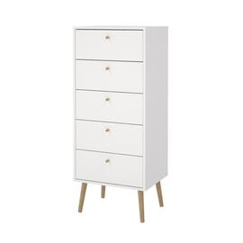Komoda z szufladami biała mat 50 cm Bodo