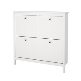 Szafka na buty biała mat 102 cm Madrid 