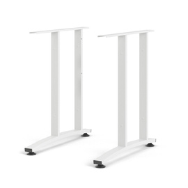 Komplet nóg do biurka biały mat 5 cm Prima