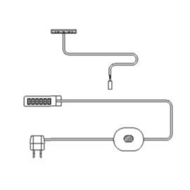 Austin oświetlenie półkowe 1 szt białe 