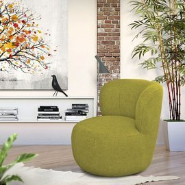 Fotel wypoczynkowy tapicerowany zielony Osso