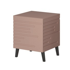 Komplet szafek nocnych różowy mat 44 cm Ikon