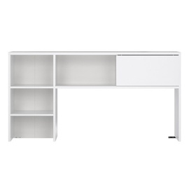 Nadstawka do biurka biały wysoki połysk 149 cm Function Plus