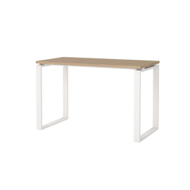 Biurko loftowe jackson hickory / białe mat 120 cm Sign