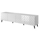 Szafka RTV biała mat / połysk 200 cm Sierra