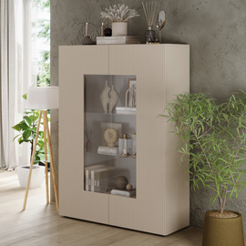 Witryna dwudrzwiowa kaszmir mat 121 x 166 cm Corda