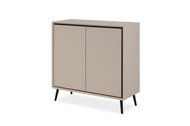 Komoda z drzwiami capuccino mat 90 cm Arona