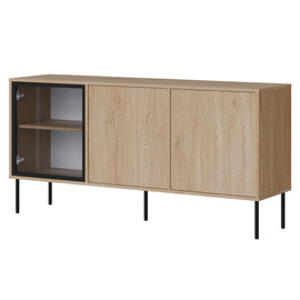 Komoda z drzwiami dąb cremona mat 150 cm Linoa