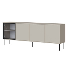 Komoda z drzwiami kaszmir mat 200 cm Linoa