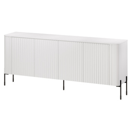 Komoda z drzwiami biała mat 190 cm Aria