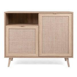 Komoda z drzwiami dąb sonoma mat 101 cm Bali