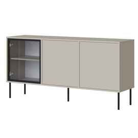 Komoda z drzwiami kaszmir mat 150 cm Linoa