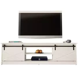 Szafka RTV biała mat / połysk 200 cm Windsor