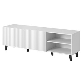 Szafka RTV biała mat 150 cm Malia