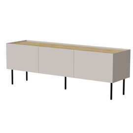 Szafka RTV beżowa / dąb mat 150 cm Olmo