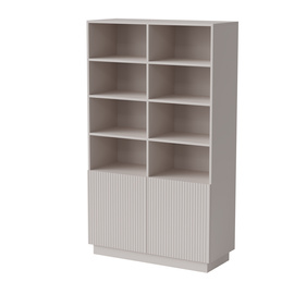 Regał do salonu kaszmir mat 100 x 40 x 170 cm Ardea