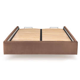 Korpus do łóżka tapicerowany beżowy 160x200 cm Modulo