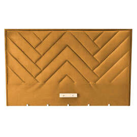 Zagłówek do łóżka musztardowy 175x120 cm Modulo W1