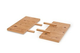 Przedłużki do blatu jasny dąb mat 45 x 90 cm Massive