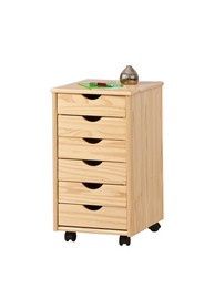 Kontenerek pod biurko sosna mat 36 x 40 x 65 cm Nils