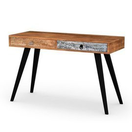 Biurko z szufladami wielokolorowe mat 120 cm Mezo 