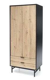 MURANO S-1 szafa dąb artisan/czarny