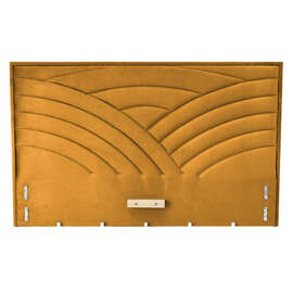 Zagłówek do łóżka musztardowy 175x120 cm Modulo W3